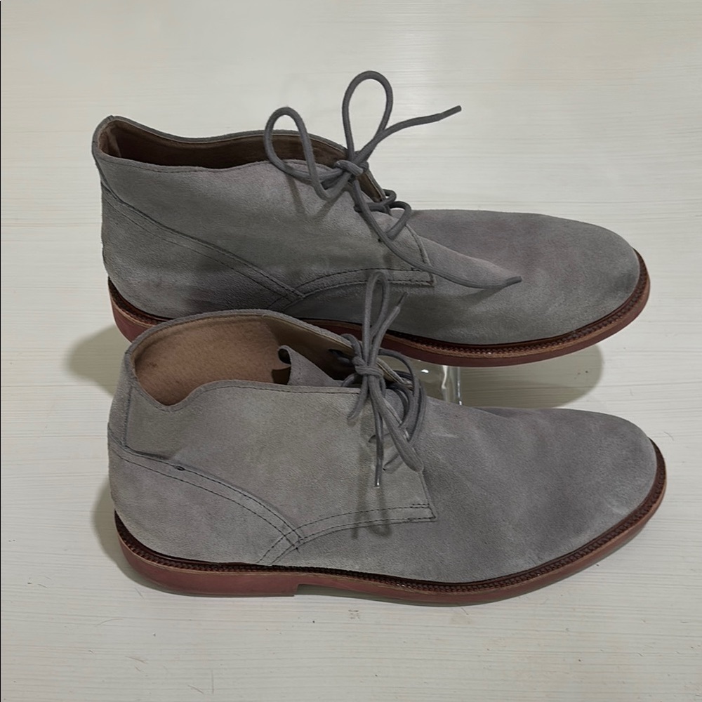Polo by Ralph Lauren Gray Chukka Boots. Men's 13. Excellent condition. So nice! - Picture 2 of 7